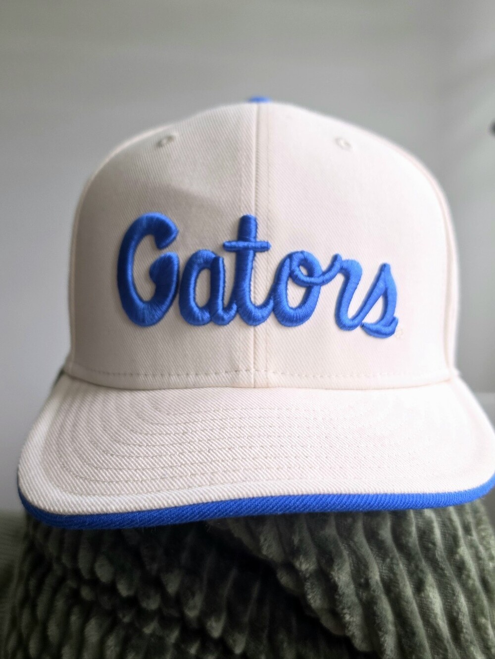Nike Fitted Gators Cap with Blue 'Gators' Embroidery